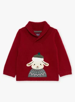 Sergent Major Pull, Gilet & Cardigan-Pull Pourpre