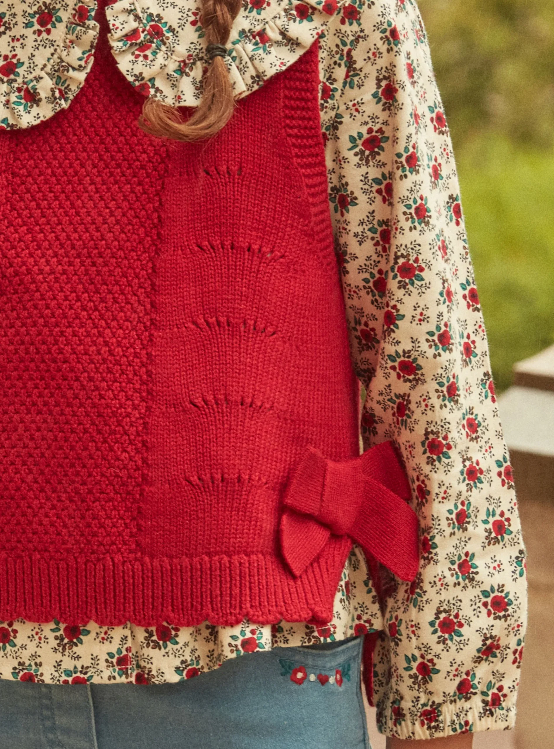 Sergent Major Pull, Gilet & Cardigan-Pull sans manches à noeuds