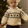 Sergent Major Pull, Gilet & Cardigan-Pull torsad&eacute; et jacquard No&euml;l