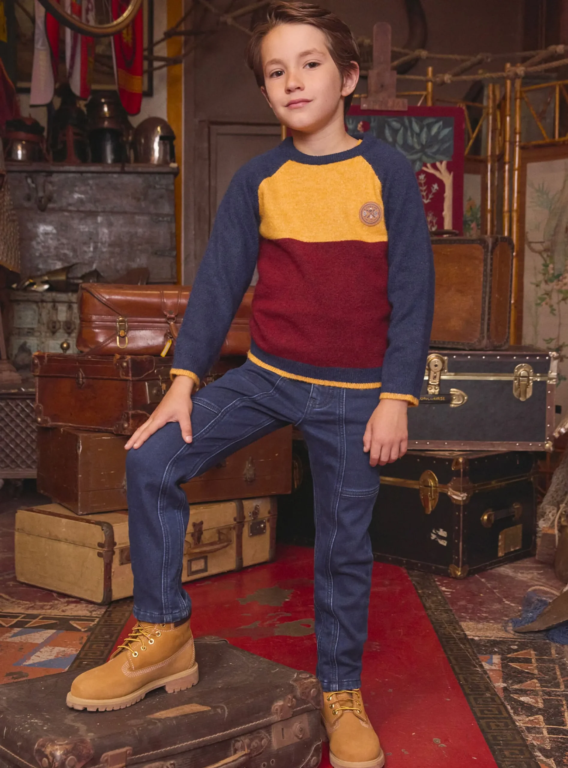 Sergent Major Pull, Gilet & Sweat-Pull tricolore