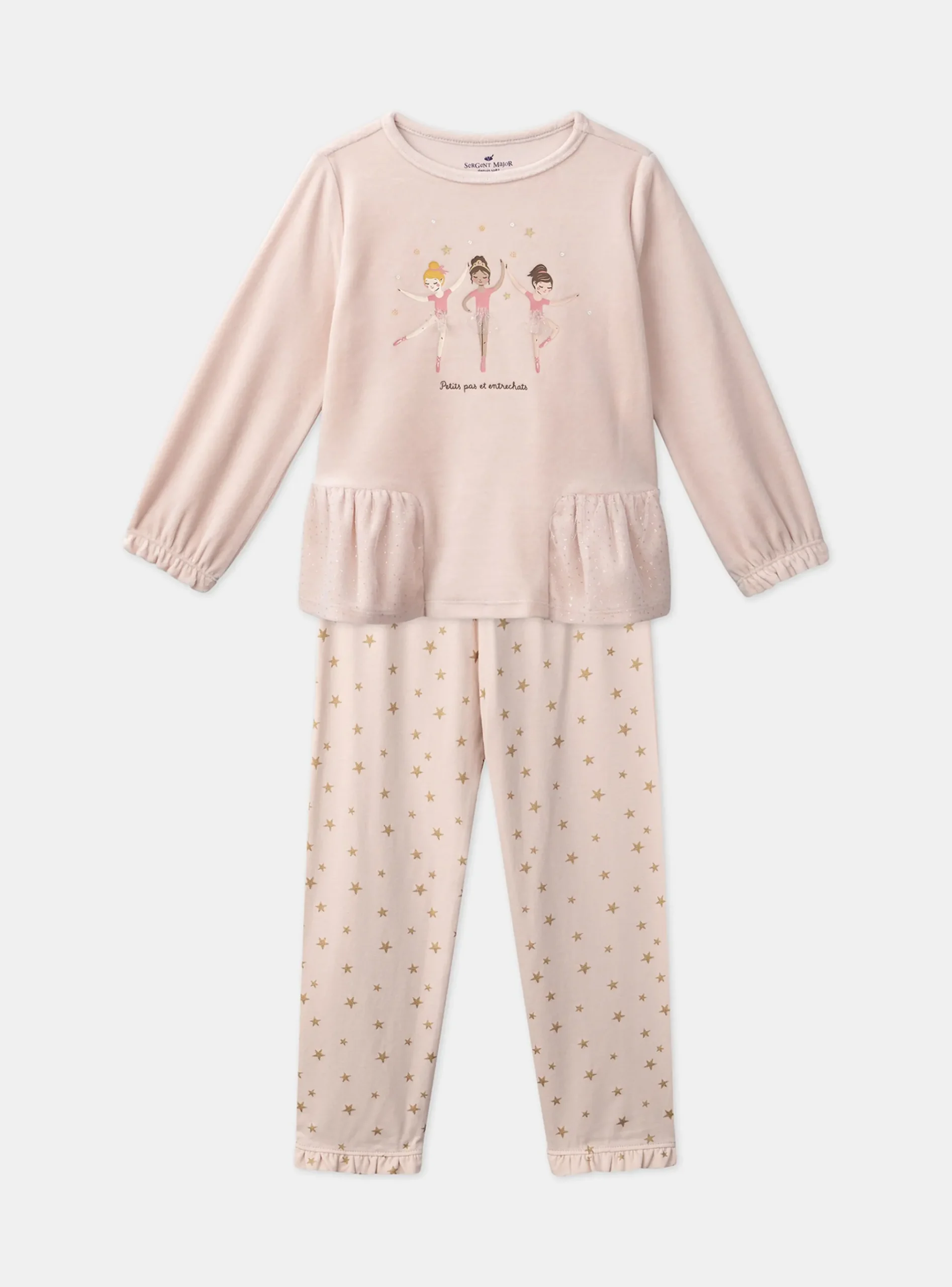 Sergent Major Pyjama-Pyjama Ballerines en velours