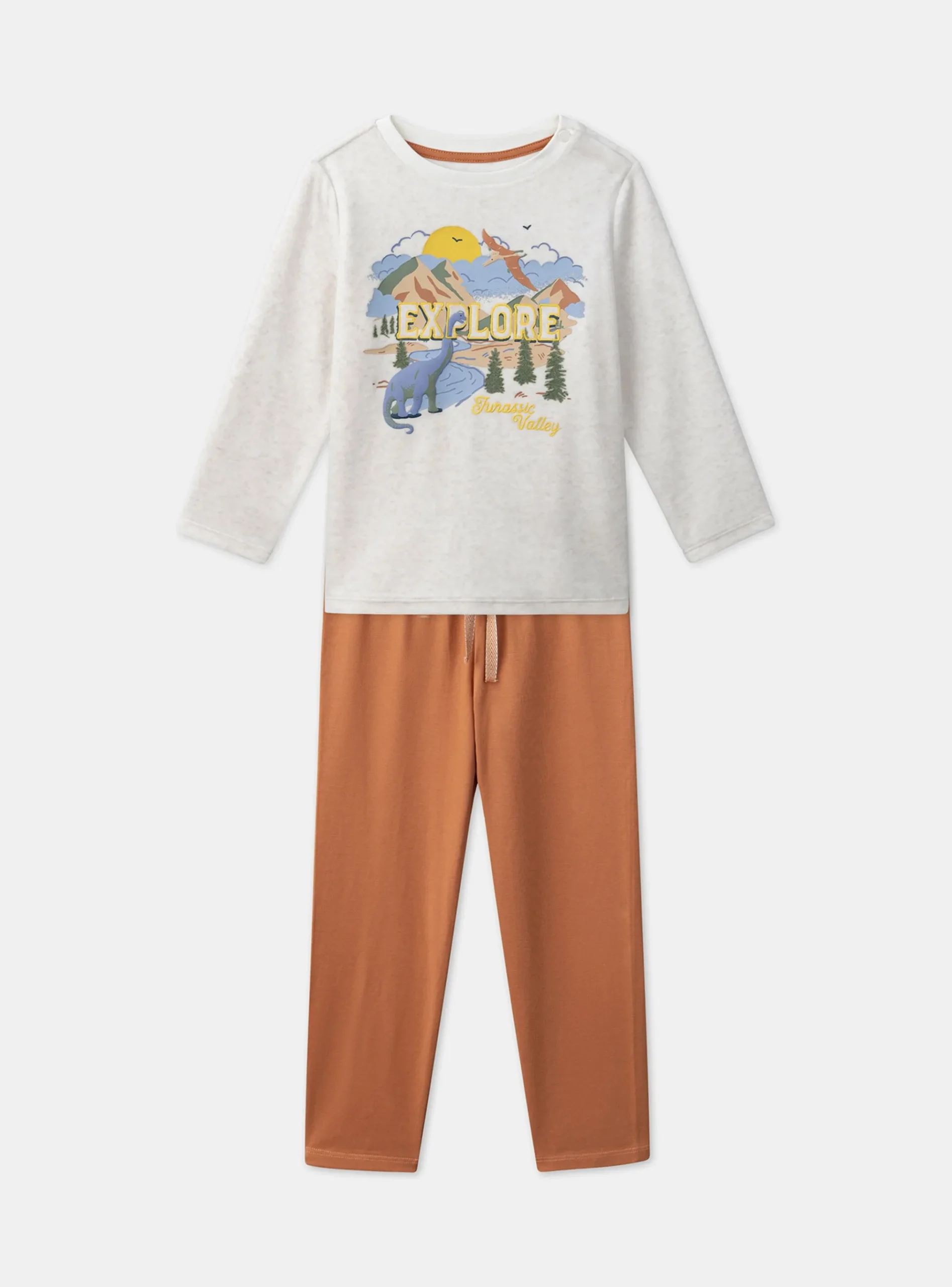 Sergent Major Pyjama-Pyjama Beige Chiné