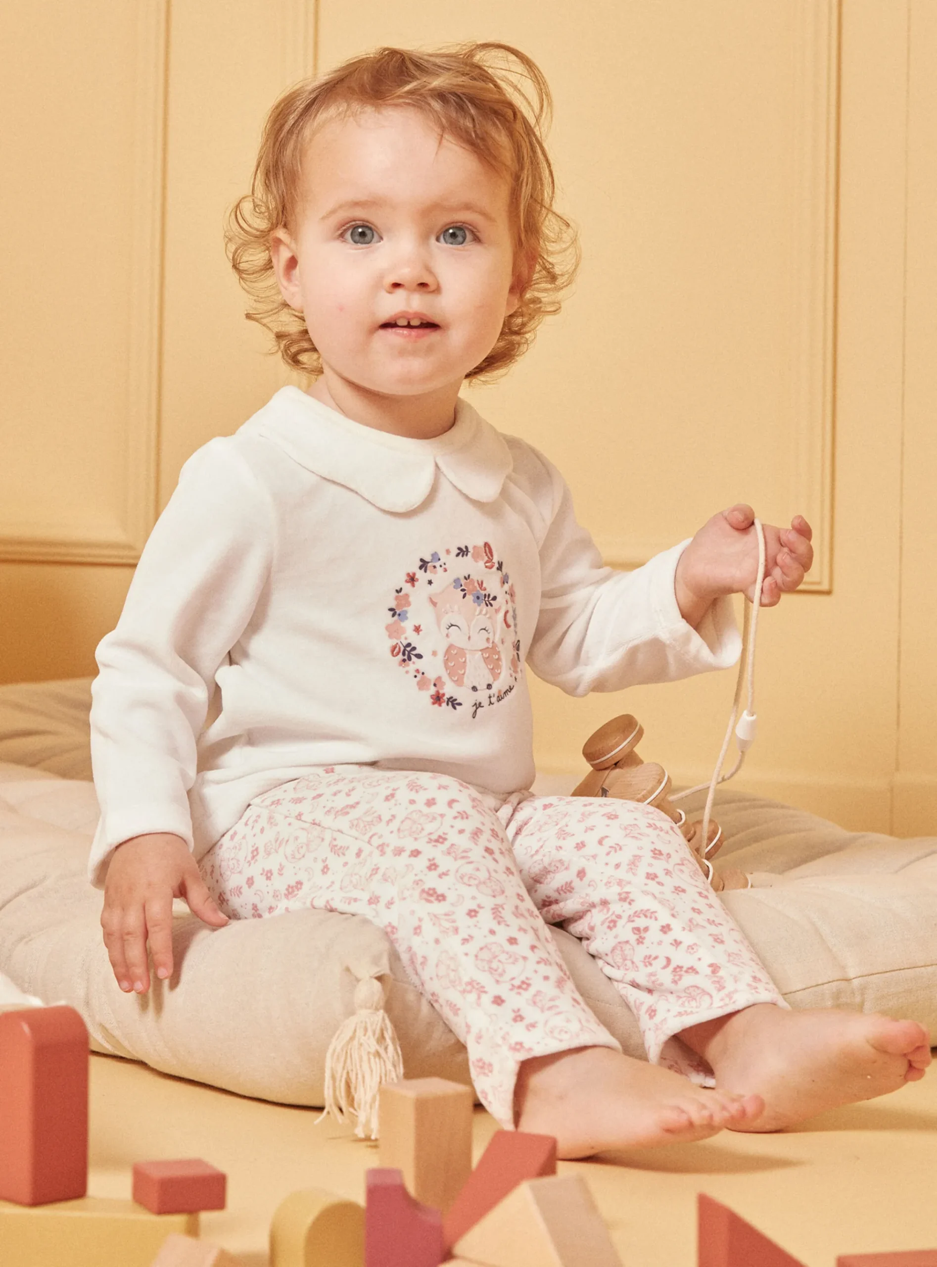 Sergent Major Pyjama & Grenouillère-Pyjama Ecru