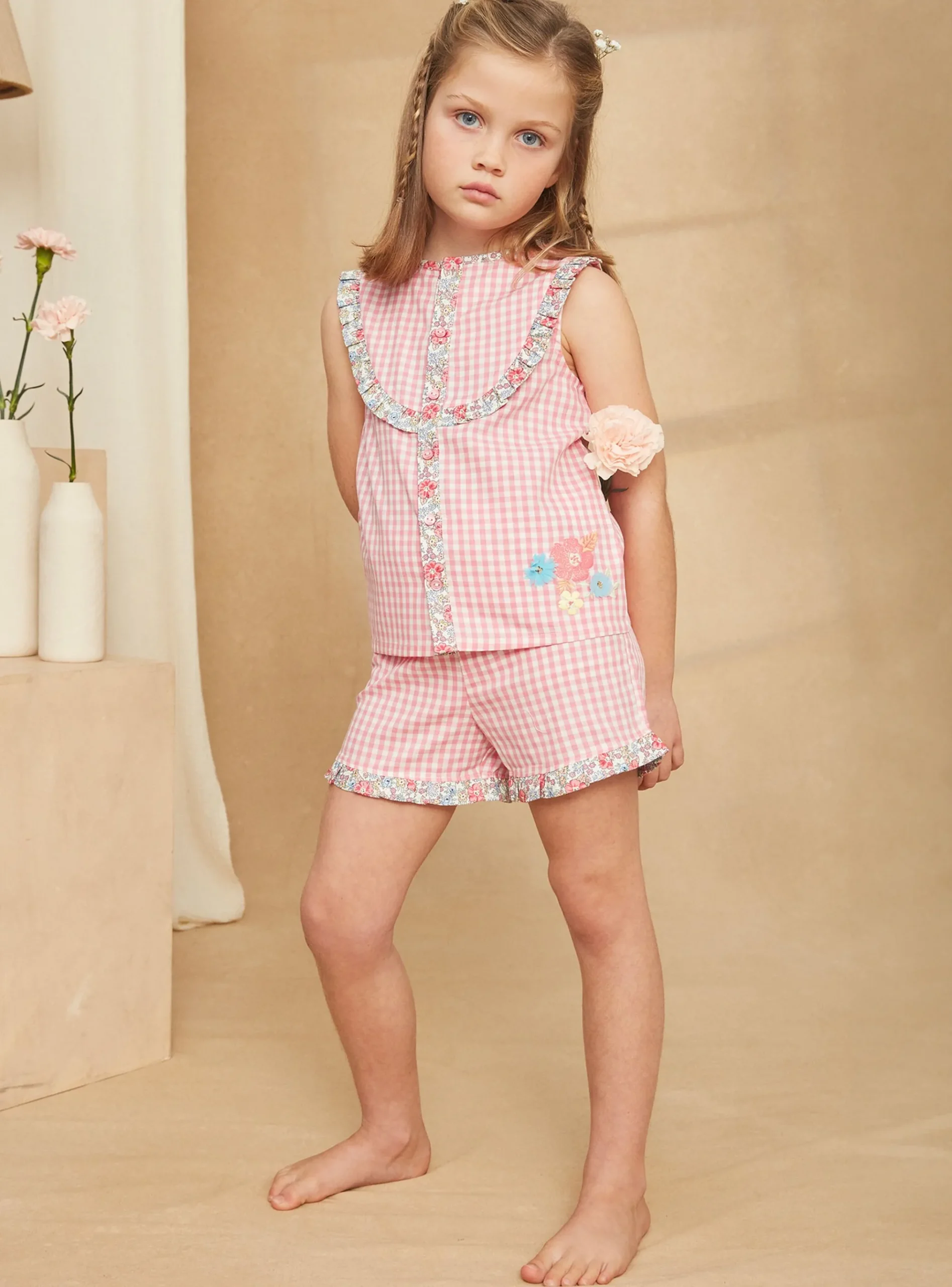 Sergent Major Pyjama-Pyjama Ecru