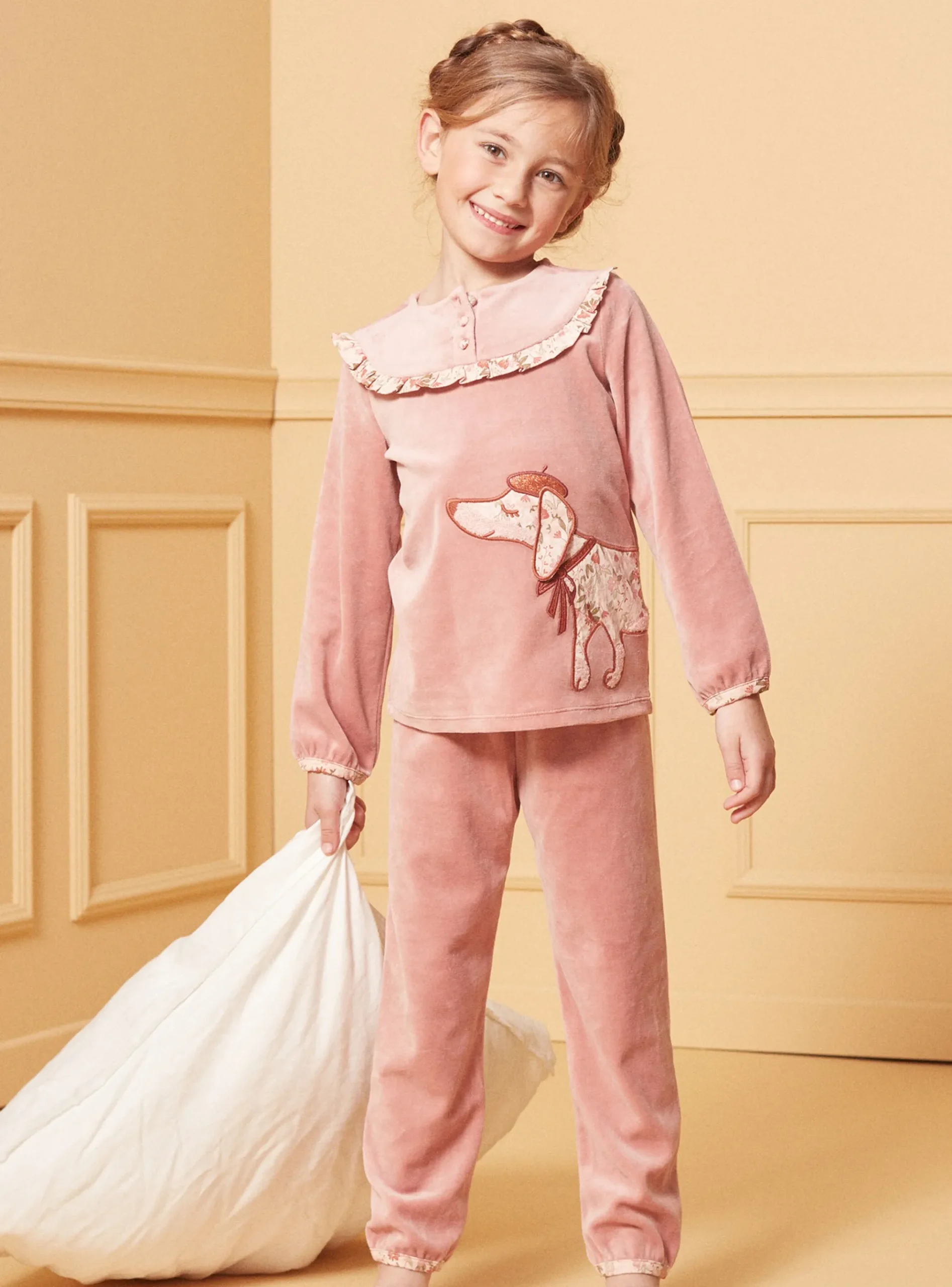 Sergent Major Pyjama-Pyjama en velours Chien