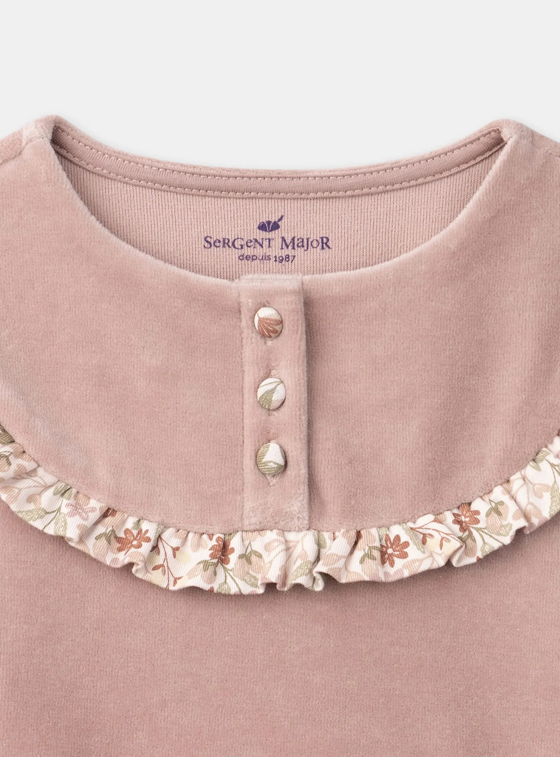 Sergent Major Pyjama-Pyjama en velours Chien