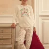 Sergent Major Pyjama-Pyjama no&euml;l col claudine