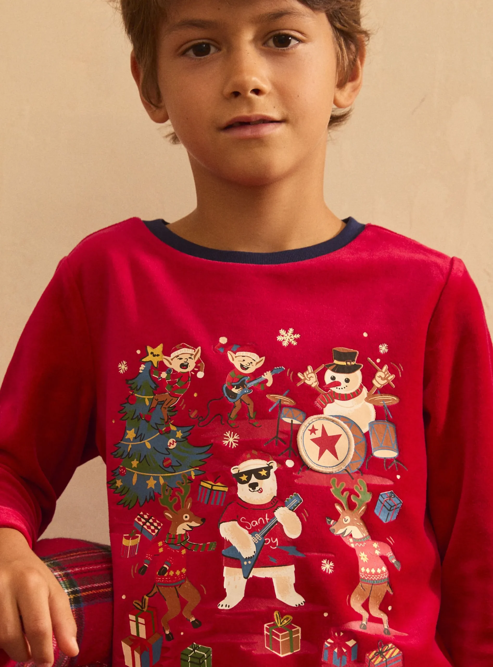 Sergent Major Pyjama-Pyjama noël rouge