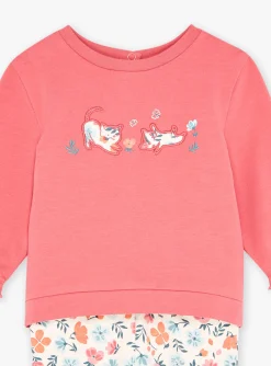 Sergent Major Pyjama & Grenouillère-Pyjama Rose