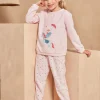 Sergent Major Pyjama-Pyjama rose en velours