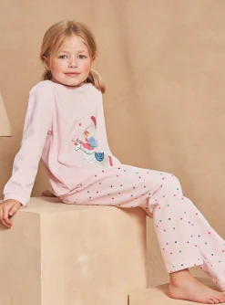 Sergent Major Pyjama-Pyjama rose en velours