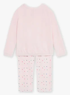 Sergent Major Pyjama-Pyjama rose en velours