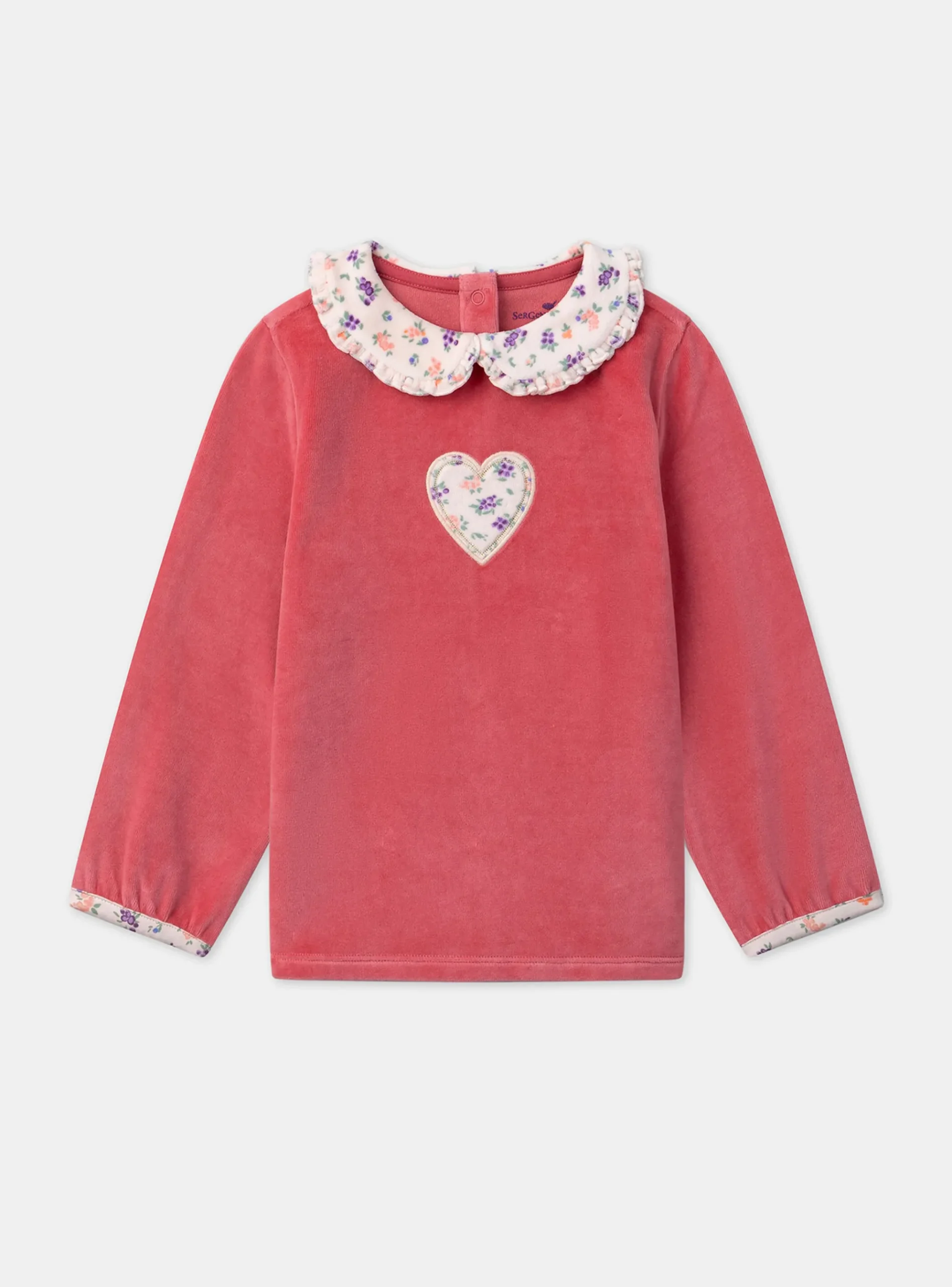 Sergent Major Pyjama-Pyjama Velours Coeur