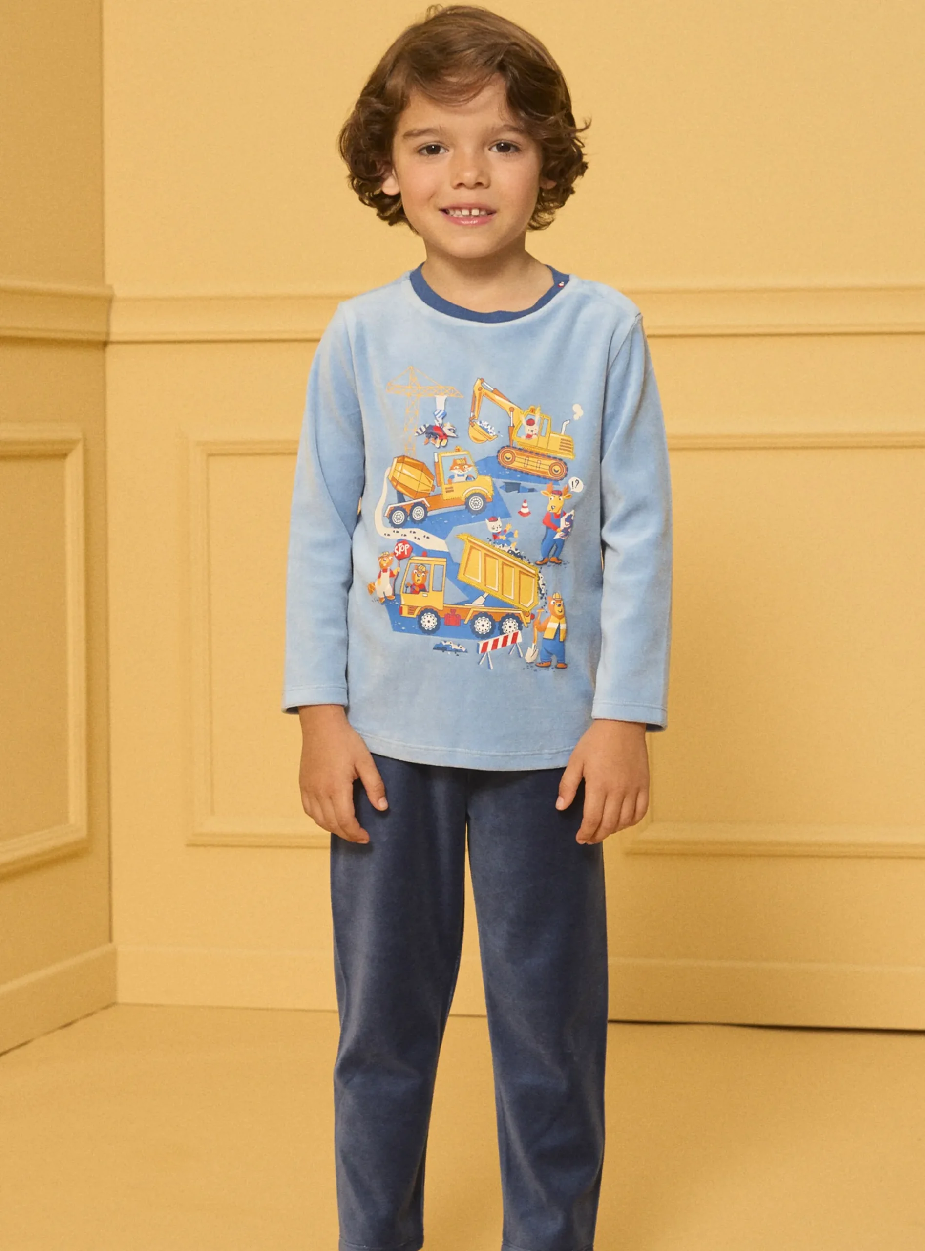 Sergent Major Pyjama-Pyjama velours Construction