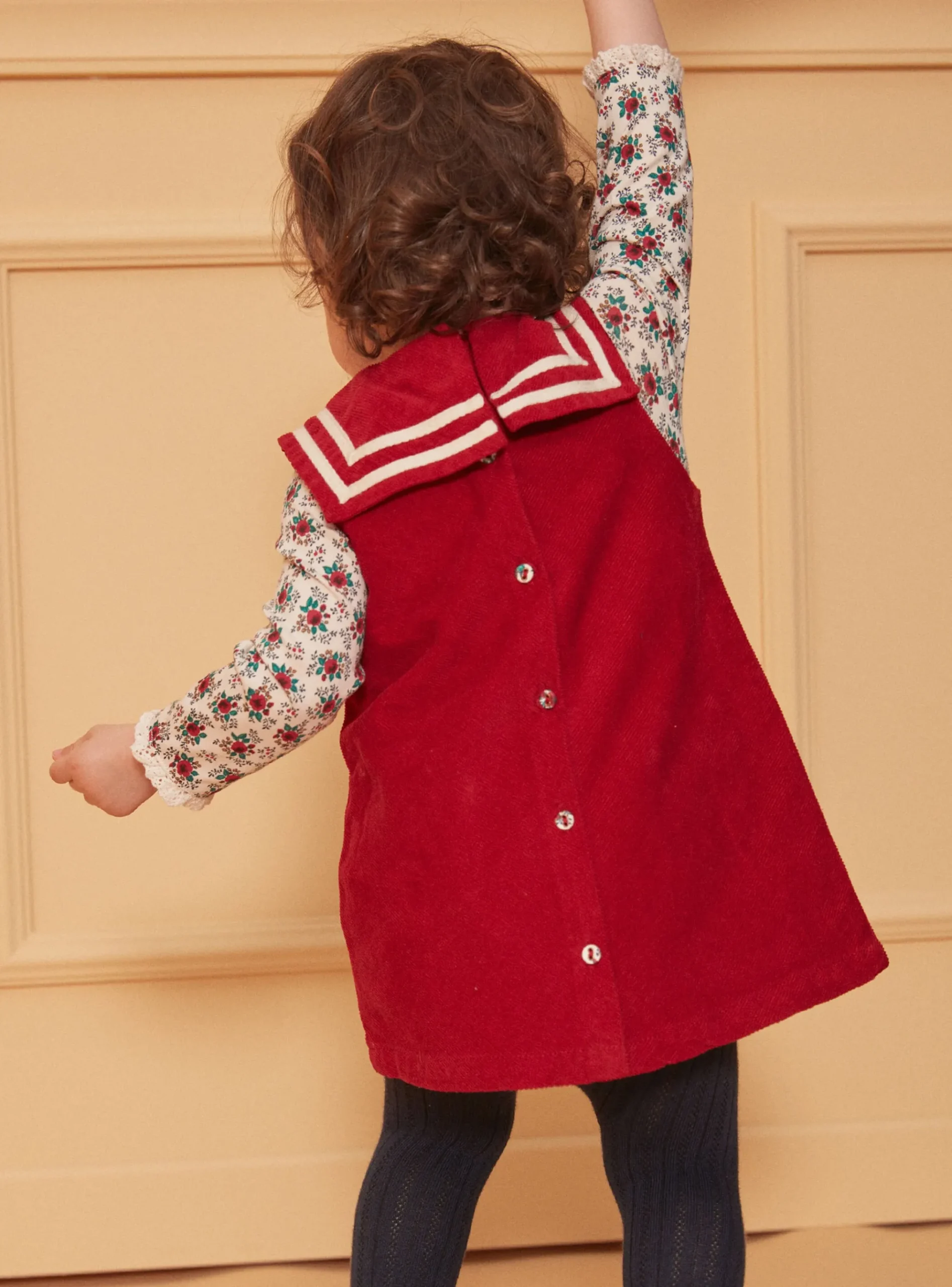 Sergent Major Robe-Robe à col marin