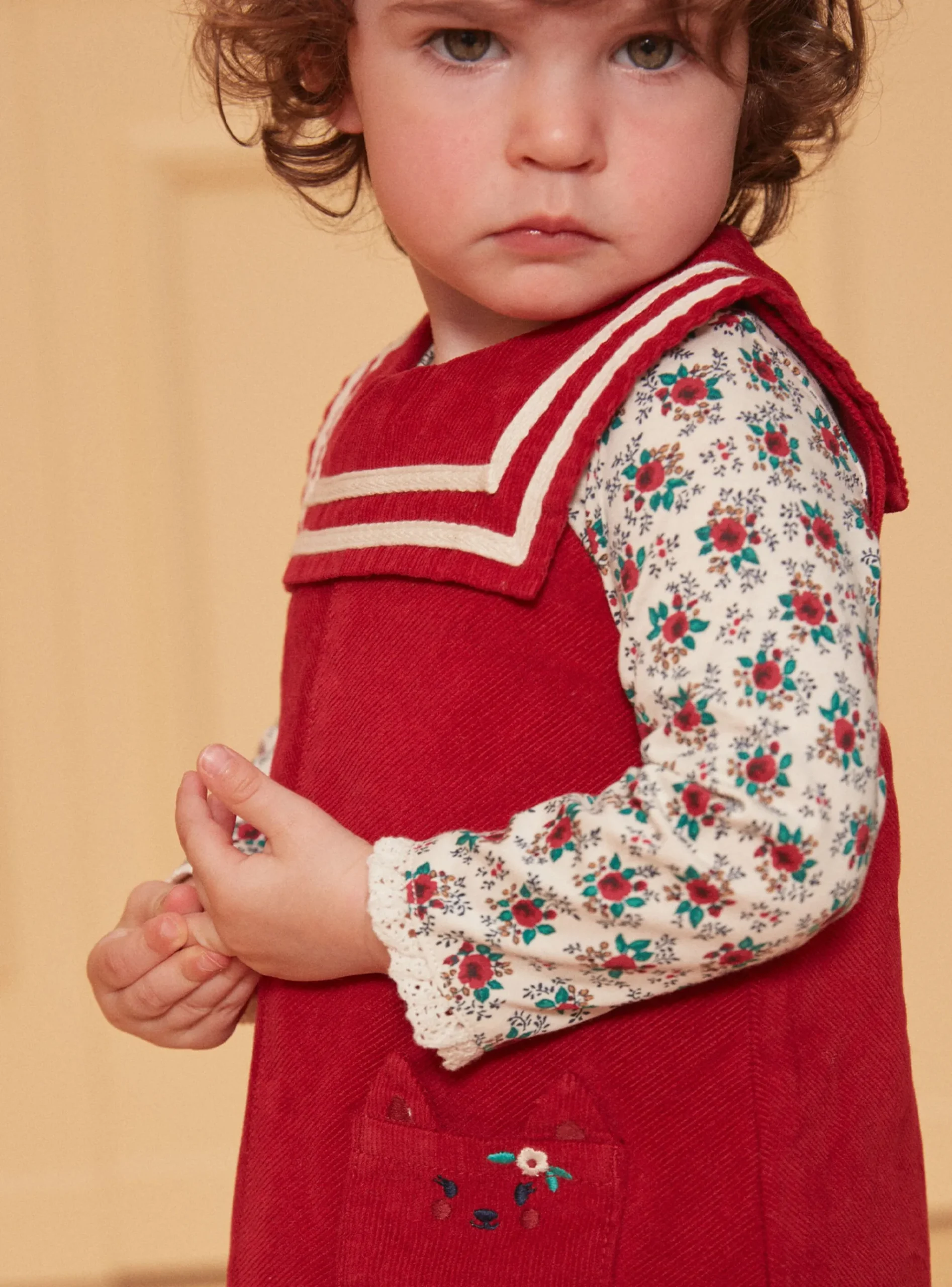 Sergent Major Robe-Robe à col marin