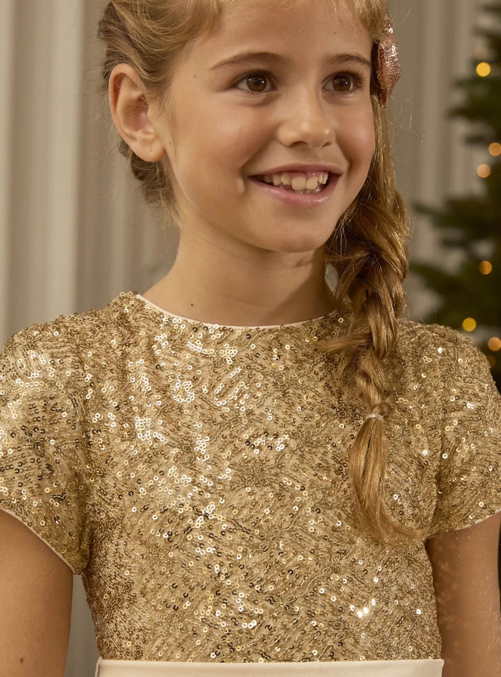 Sergent Major Robe & Combinaison-Robe à sequins dorés