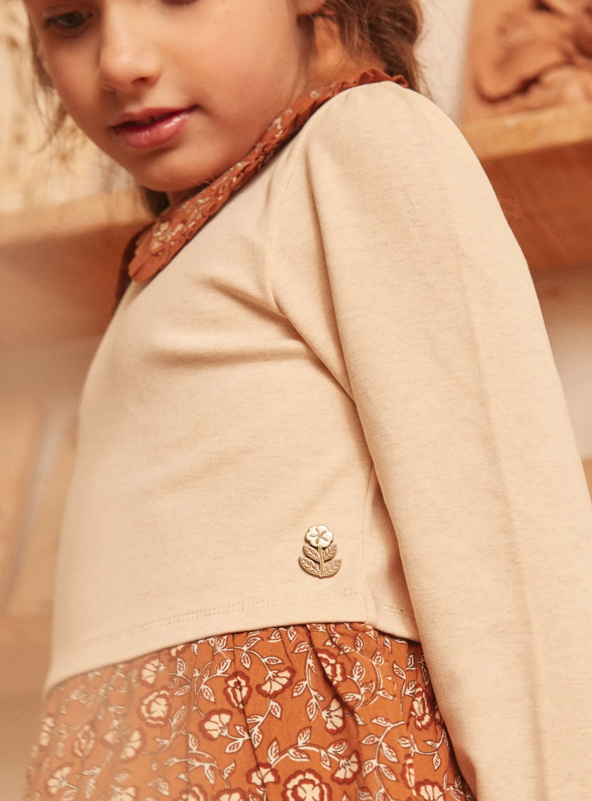 Sergent Major Robe & Combinaison-Robe bi-matière à motifs