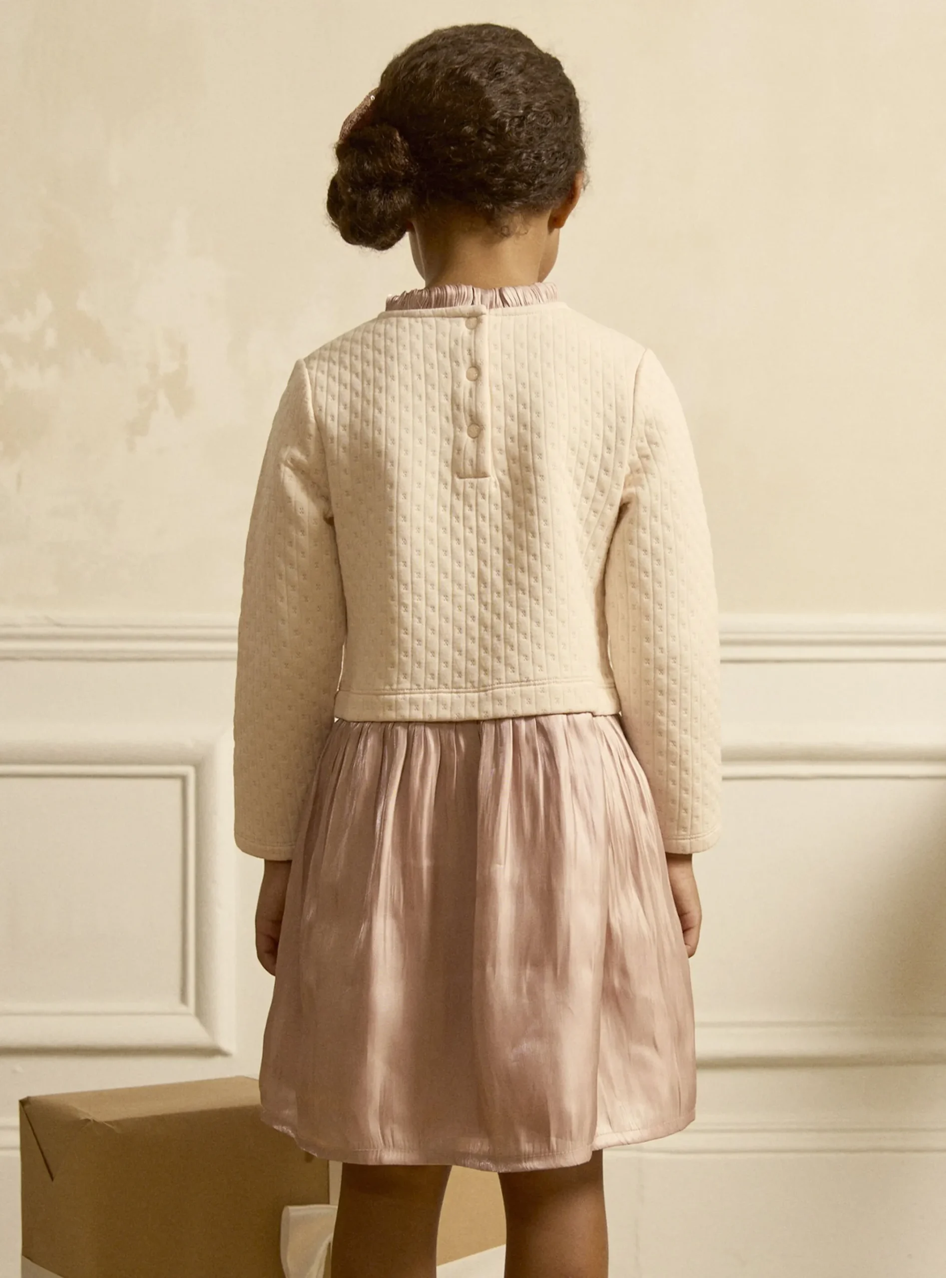 Sergent Major Robe & Combinaison-Robe bi-matière rose