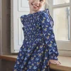Sergent Major Robe & Combinaison-Robe bleu marine &agrave; imprim&eacute; fleuri