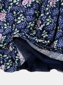 Sergent Major Robe & Combinaison-Robe bleu marine imprimée à fleurs dos nu