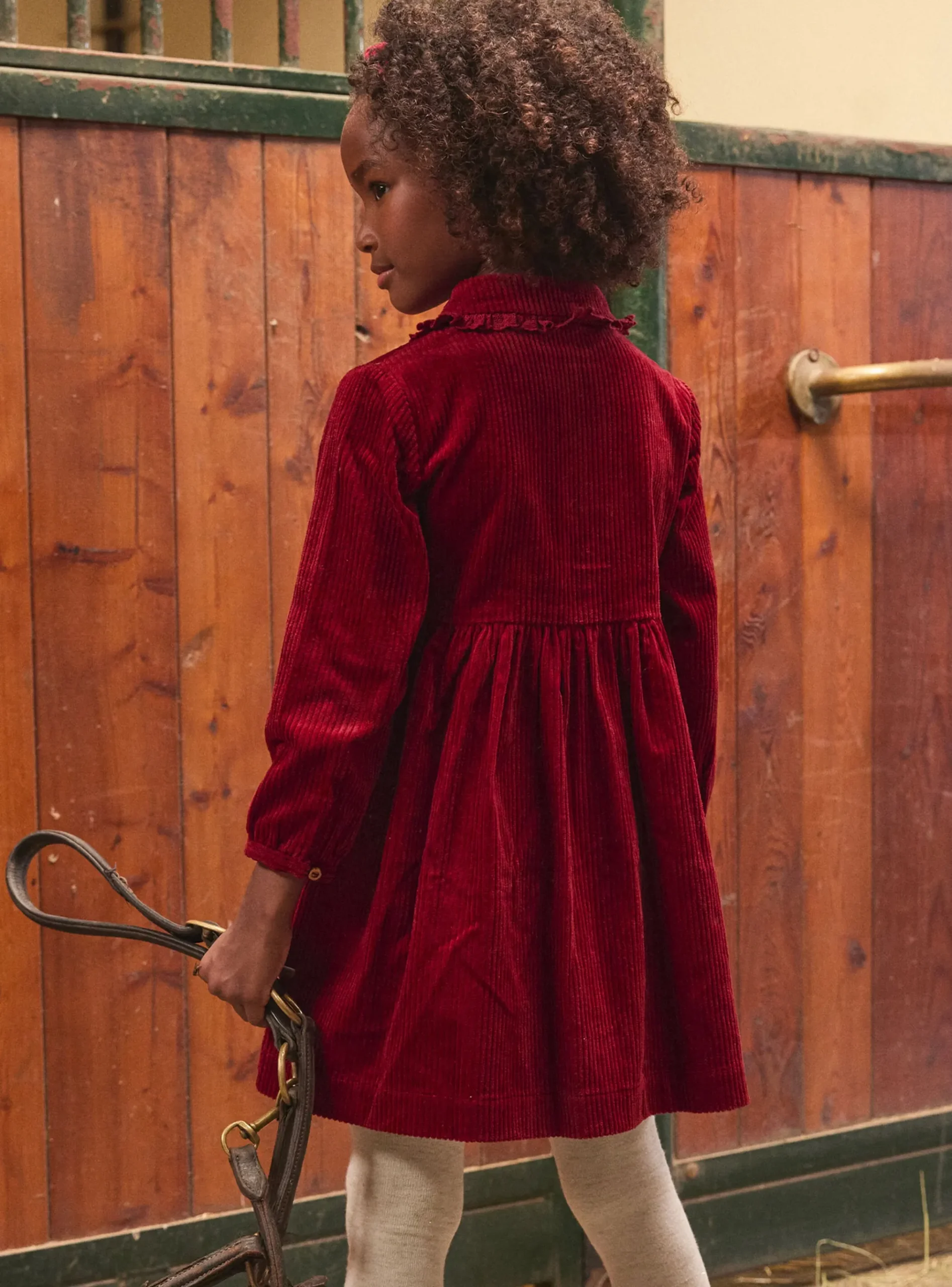 Sergent Major Robe & Combinaison-Robe brodée en velours côtelé