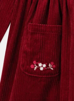 Sergent Major Robe & Combinaison-Robe brodée en velours côtelé
