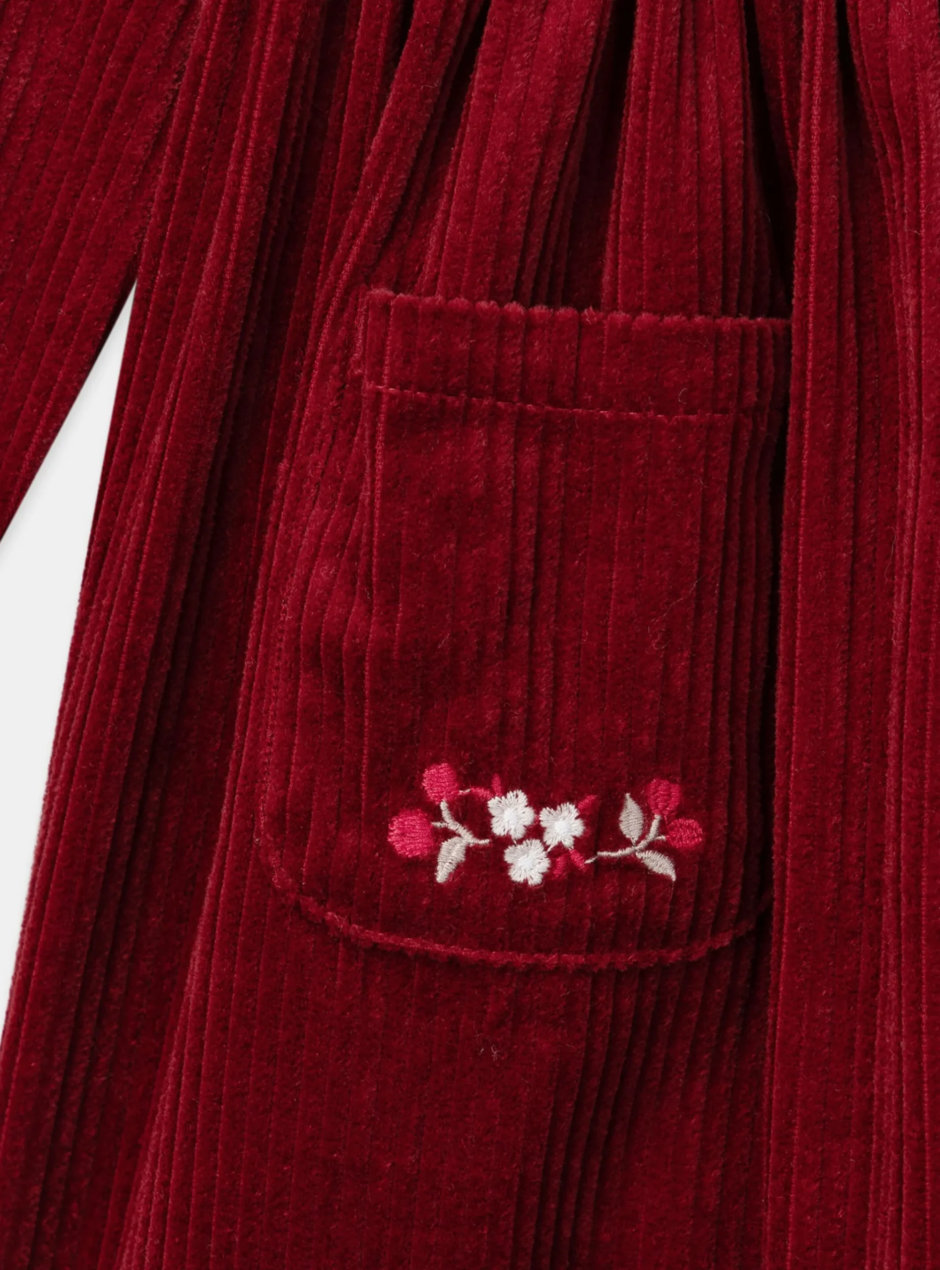 Sergent Major Robe & Combinaison-Robe brodée en velours côtelé