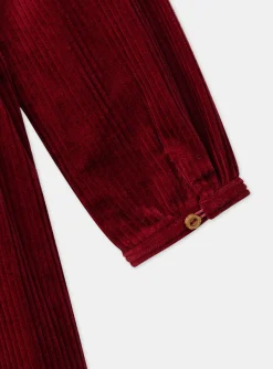 Sergent Major Robe & Combinaison-Robe brodée en velours côtelé
