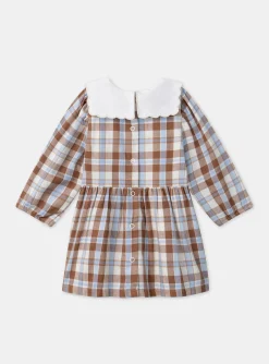 Sergent Major Robe-Robe carreaux à col