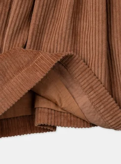 Sergent Major Robe & Combinaison-Robe chasuble marron en velours