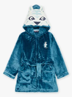 Sergent Major Pyjama-Robe de chambre bleue &agrave; capuche
