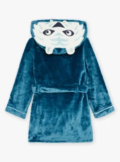 Sergent Major Pyjama-Robe de chambre bleue &agrave; capuche