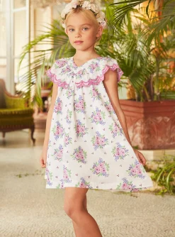 Sergent Major Robe & Combinaison-Robe écrue avec roses