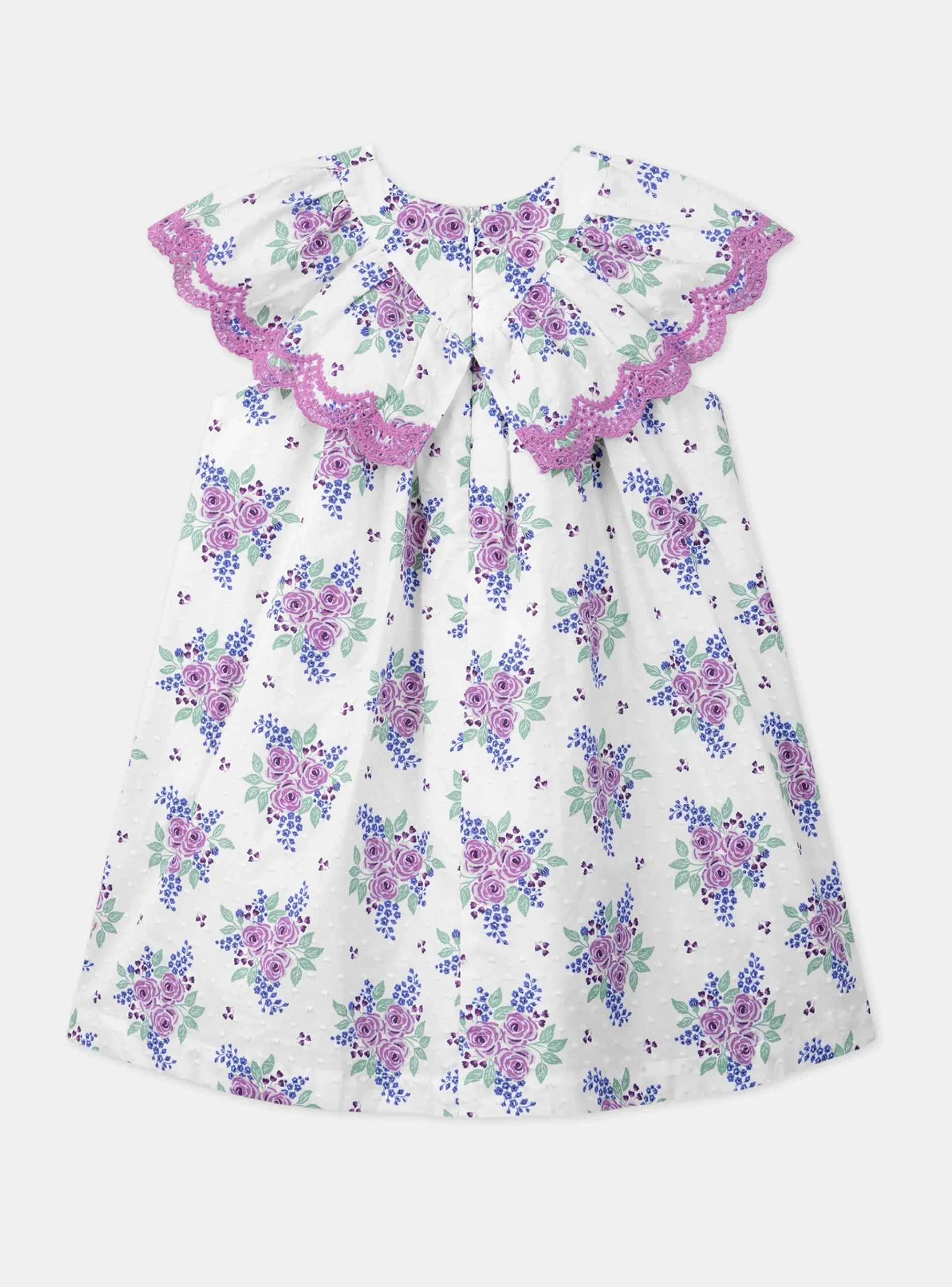 Sergent Major Robe & Combinaison-Robe écrue avec roses