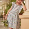 Sergent Major Robe & Combinaison-Robe &eacute;crue fleurie