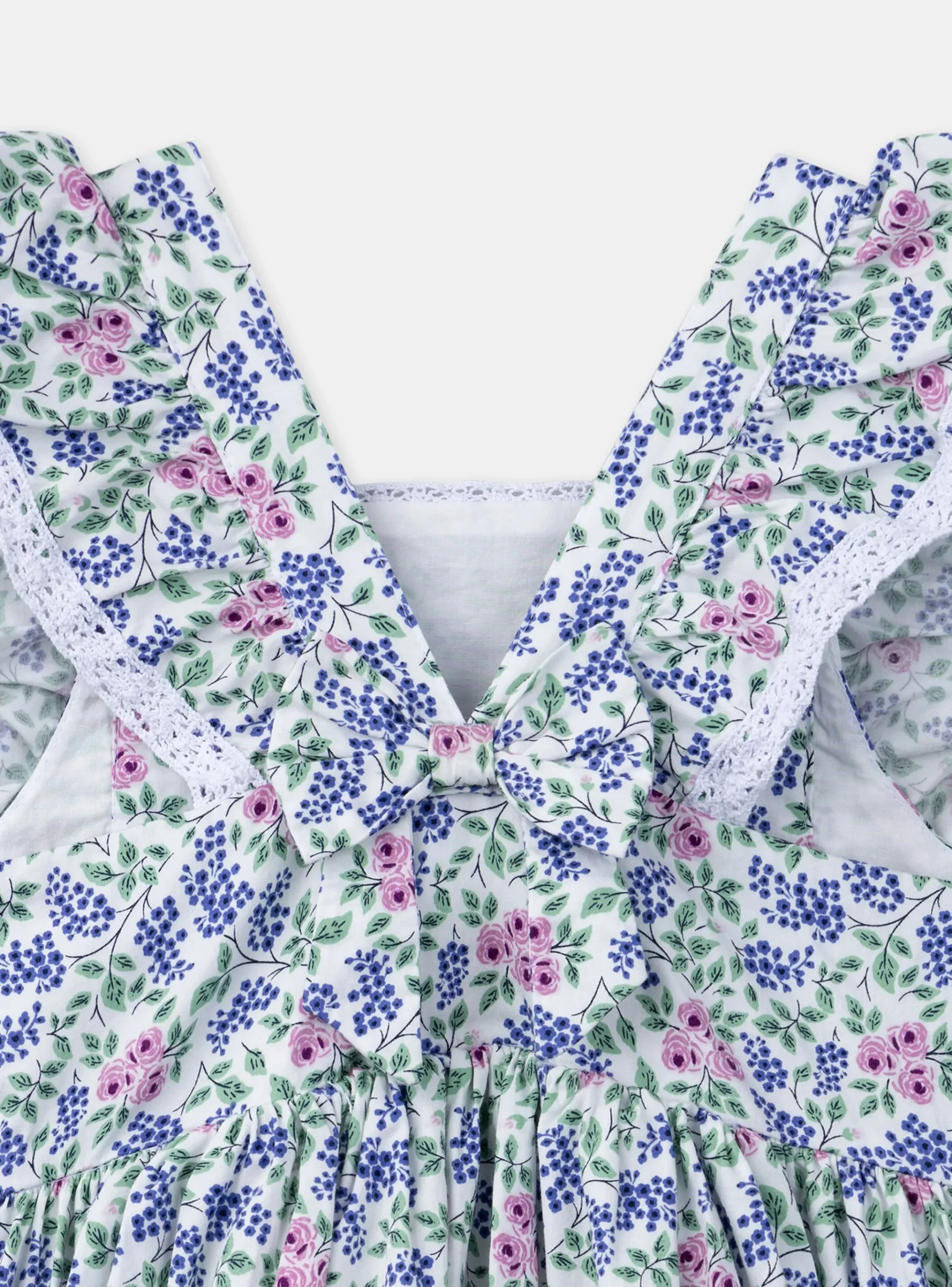 Sergent Major Robe & Combinaison-Robe écrue fleurie