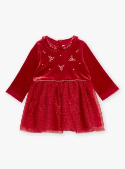 Sergent Major Robe-Robe fantaisie en velours et en tulle