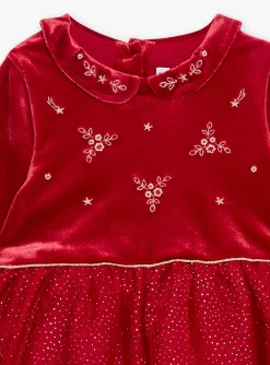 Sergent Major Robe-Robe fantaisie en velours et en tulle