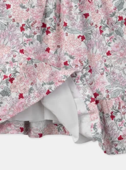 Sergent Major Robe-Robe fleuri à smocks