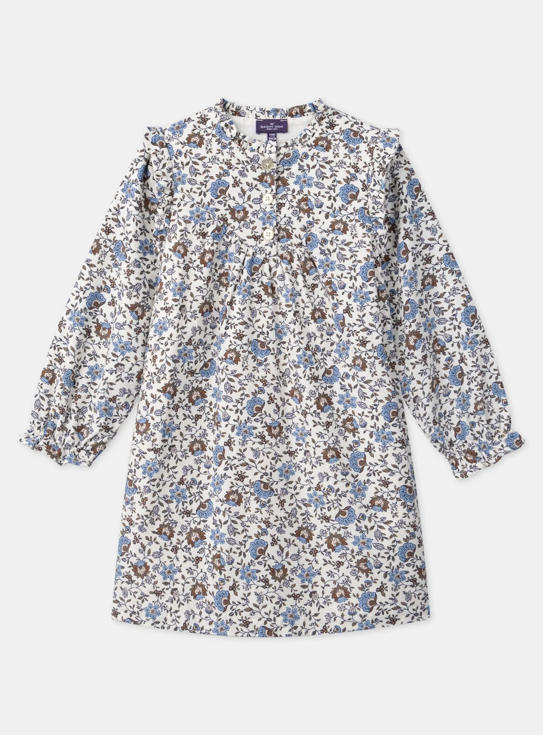 Sergent Major Robe & Combinaison-Robe fleurie en velours