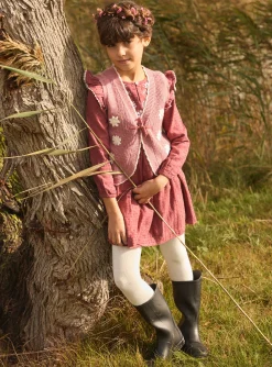 Sergent Major Robe & Combinaison-Robe gaze de coton brod&eacute;e