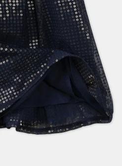 Sergent Major Robe & Combinaison-Robe marine à sequins dorés