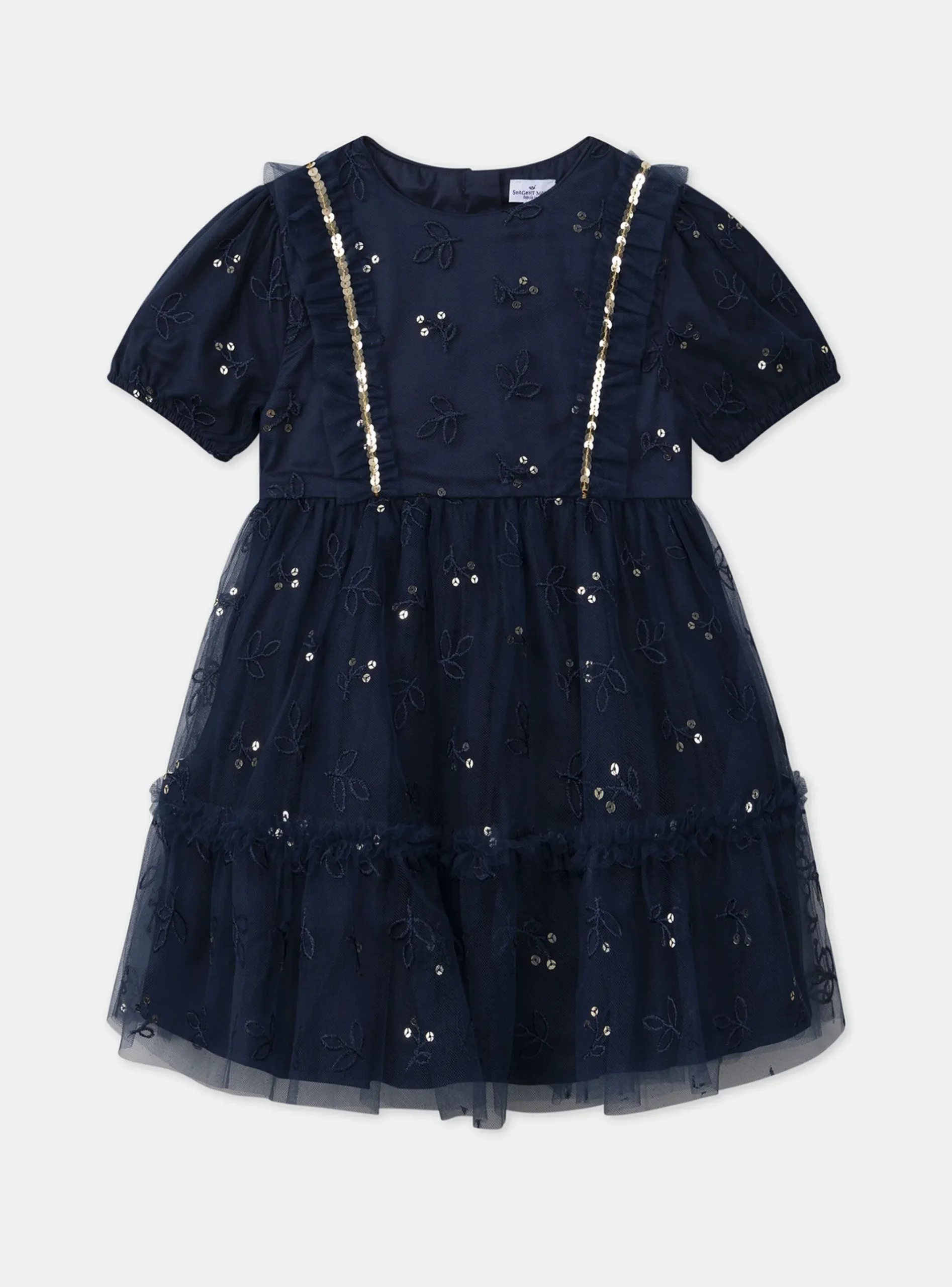 Sergent Major Robe & Combinaison-Robe marine en tulle