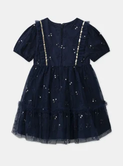 Sergent Major Robe & Combinaison-Robe marine en tulle