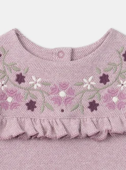 Sergent Major Robe & Combinaison-Robe parme brodée