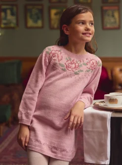Sergent Major Robe & Combinaison-Robe  pull rose