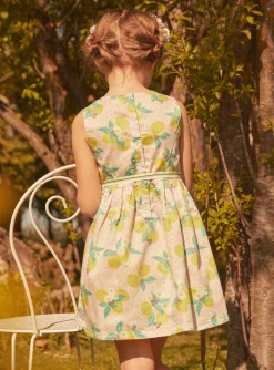 Sergent Major Robe & Combinaison-Robe r&eacute;versible jaune en satin de coton