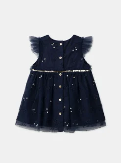 Sergent Major Robe-Robe sans manches tulle