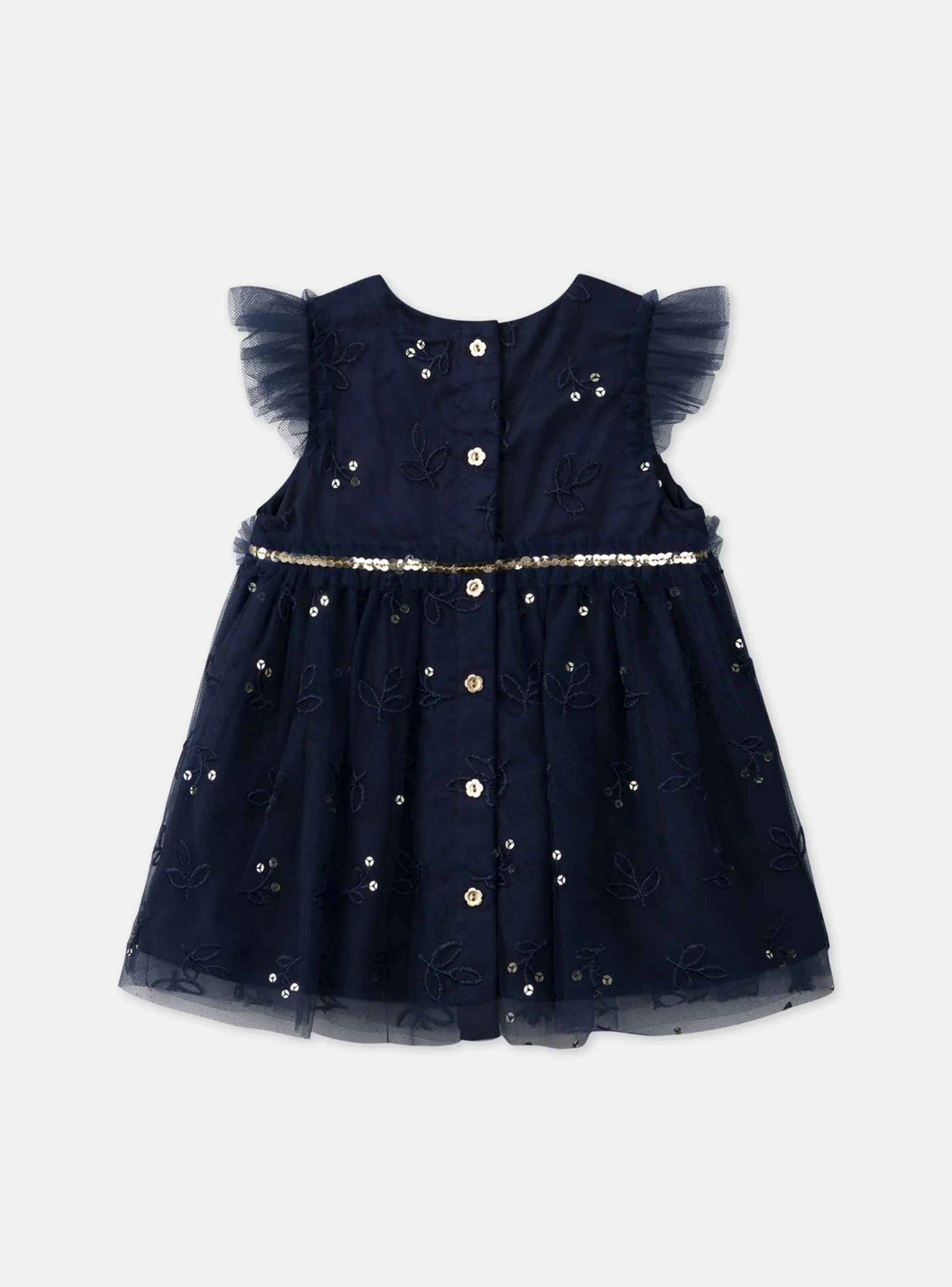 Sergent Major Robe-Robe sans manches tulle